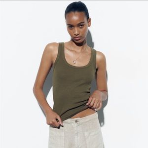 Zara Ribbed Tank